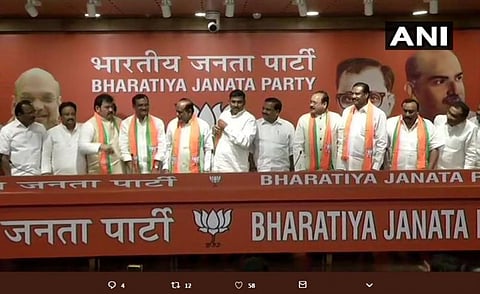 தெலுங்குதேசம், காங்கிரஸ் மூத்த தலைவர்கள் பாஜகவில் இணைந்தனர்