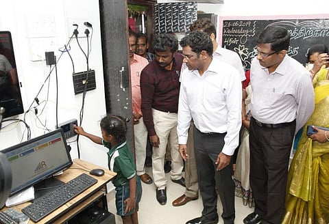 திருவண்ணாமலையில் அசத்தும் அரசுப் பள்ளி: நவீன வசதிகளுடன் ரூ.27 லட்சம் மதிப்பில் தொடக்கம்