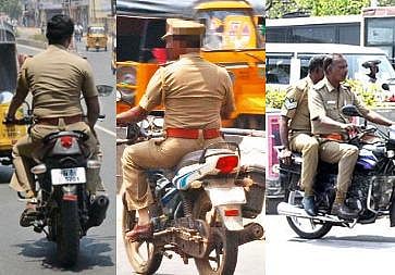 அனைத்து காவலர்களுக்கும் ஹெல்மெட் கட்டாயம்; தவறினால் நடவடிக்கை: டிஜிபி திரிபாதியின் முதல் உத்தரவு
