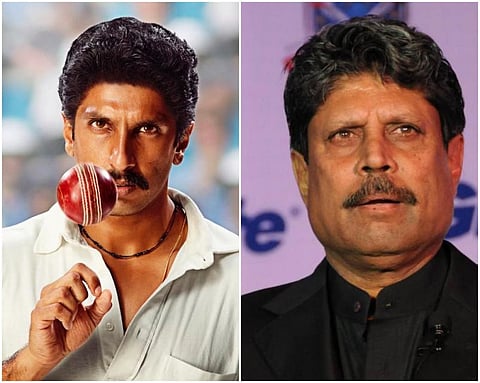 கபில்தேவ் ஆக நடிக்கும் ரன்வீர் சிங் லுக் வெளியீடு