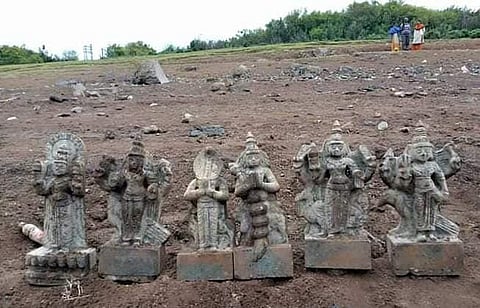 உதகை அணையில் பழங்கால சிலைகள் கண்டெடுப்பு; அதிகாரிகள் ஆய்வு