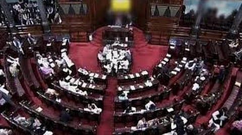அஞ்சல்துறை தேர்வை தமிழில் நடத்தக் கோரி அதிமுகவினர் அமளி: மாநிலங்களவை இருமுறை ஒத்திவைப்பு 