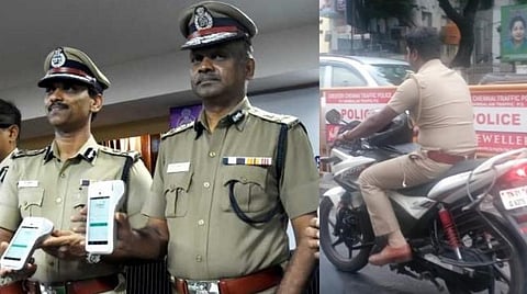 ஹெல்மெட் அணியாமல் சென்ற மாம்பலம் எஸ்.ஐ சஸ்பெண்ட்: போலீஸாரின் செயலியில் பொதுமக்கள் புகாரால் நடவடிக்கை 