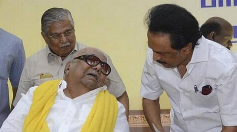 கருணாநிதி முதலாம் ஆண்டு நினைவு தினம்; ஆக. 7-ல் அமைதிப் பேரணி, பொதுக்கூட்டம் ஏற்பாடு: தொண்டர்கள் திரளாக பங்கேற்க ஸ்டாலின் அழைப்பு