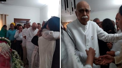 எனது பிறந்தநாளுக்கு கேக் கொண்டுவர தவறியதேயில்லை: சுஷ்மா மறைவுக்கு கண்ணீர் மல்க அஞ்சலி செலுத்தி நினைவுகூர்ந்த அத்வானி 