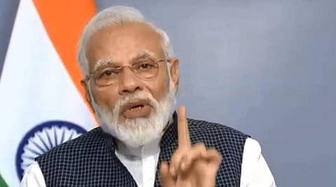 370-ம் சட்டப்பிரிவு குறித்த முடிவு ஜம்மு காஷ்மீர், லடாக்கை மட்டுமல்ல  நாட்டின் பொருளாதாரத்தையே உயர்த்தும்: பிரதமர் மோடி உரை