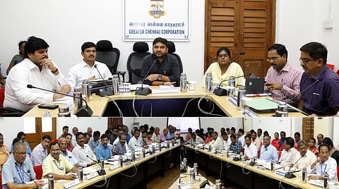 சென்னையில் 45,000 தெருக்களில் மழைநீர் சேகரிப்பு: சென்னை மாநகராட்சி, குடிநீர் வாரிய அதிகாரிகள் கூட்டத்தில் முடிவு