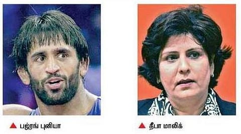 தீபா மாலிக், பஜ்ரங் புனியாவுக்கு ராஜீவ்காந்தி கேல்ரத்னா விருது﻿: ﻿ஜடேஜா உள்ளிட்ட 19 பேர் அர்ஜுனா விருது பெறுகின்றனர்﻿