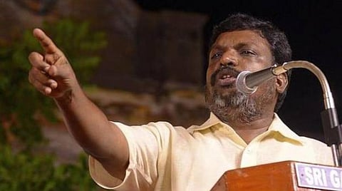 மோடி, அமித் ஷா, சிபிஐ தலைவரின் கூட்டு சதிக்கு உச்ச நீதிமன்றமும் துணை: சிதம்பரம் கைதுக்கு திருமாவளவன் கண்டனம்