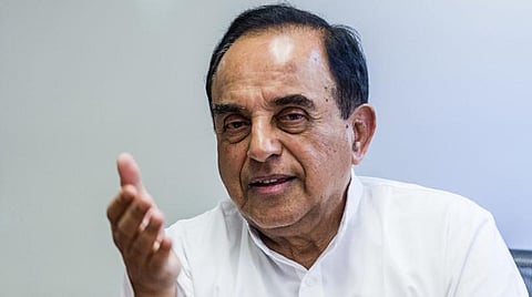 பாஜக மூத்த தலைவர் சுப்பிரமணியன் சுவாமி : கோப்புப்படம்