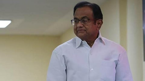 காங்கிரஸ் மூத்த தலைவர் ப.சிதம்பரம் : கோப்புப்படம்