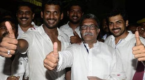 பொதுப்பாதையை ஆக்கிரமித்து ﻿நடிகர் சங்க கட்டிடம் கட்டுவதை எதிர்த்த வழக்கு தள்ளுபடி ﻿