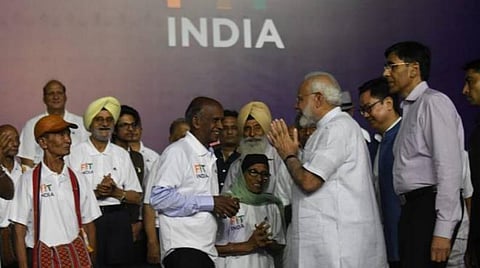 ‘‘வெற்றிக்கு லிப்ட்டுகள் இல்லை;படிக்கட்டுகள் தான் ஒரே வழி’’ - ஃபிட் இந்தியா’ தொடக்க விழாவில் பிரதமர் மோடி பேச்சு