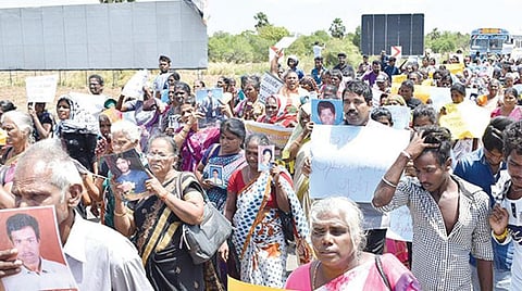சர்வதேச காணாமல் ஆக்கப்பட்டோர் தினத்தை முன்னிட்டு வவுனியாவில் நடைபெற்ற பேரணி.