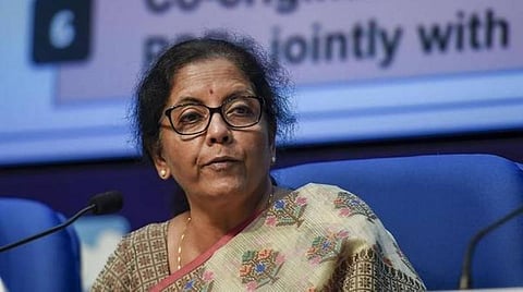 மத்திய நிதிஅமைச்சர் நிர்மலா சீதாராமன் : கோப்புப்படம்