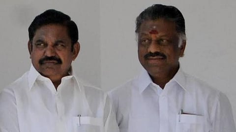 எடப்பாடி பழனிசாமி - ஓ.பன்னீர்செல்வம்: கோப்புப்படம்