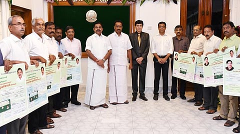 போக்குவரத்துக் கழக ஊழியர்களின் ரூ.1093 கோடி ஓய்வூதிய பணப்பயன்: முதல்வர் பழனிசாமி வழங்கினார்