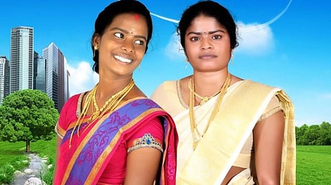 வினிதா (இடது), அபி (வலது)