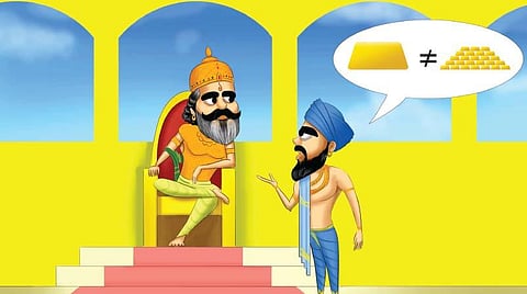 கதை வழி கணிதம் 2- இந்த பொற்கொல்லர் பொய் சொல்கிறார்!