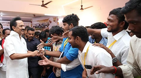 பிரச்சாரத்தின் போது ஸ்டாலின்