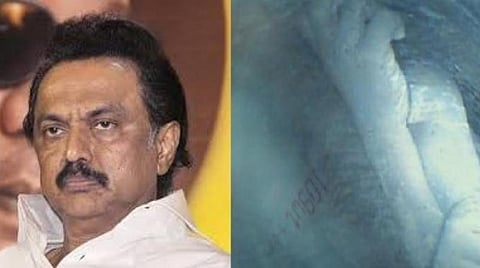 ஸ்டாலின் - குழந்தை சுஜித்தின் கைகள்