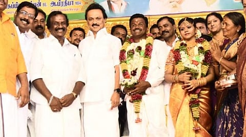 பெரியாருக்கும், அண்ணாவிற்கும் இருக்கக்கூடிய வேற்றுமை: திருமணவிழாவில் ஸ்டாலின் பேச்சு
