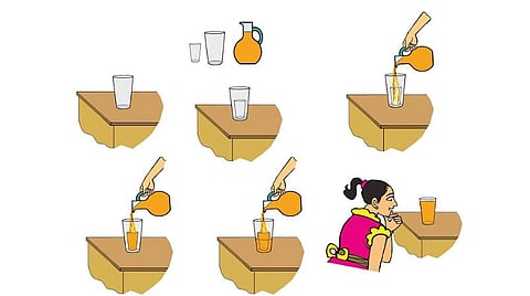 அறிவியல் மேஜிக்: மாயமாகும் கண்ணாடி டம்ளர்!