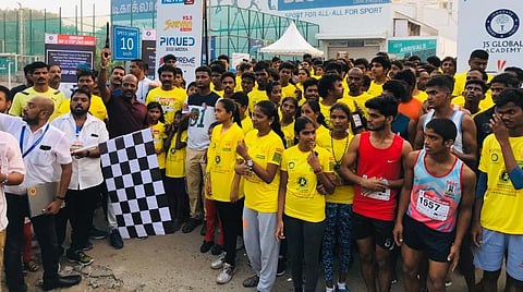 குழந்தைகளுக்கு எதிராக நடைபெறும் பாலியல் வன்முறைகளை நிறுத்த விழிப்புணர்வு மாரத்தான்