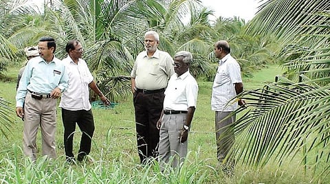 தமிழ்நாடு அங்ககச் சான்றளிப்புத் துறையின் சான்றளிப்பு வழங்கப்பட்டதைத் தெரிவிக்கும் அறிவிப்புத் தட்டி.
