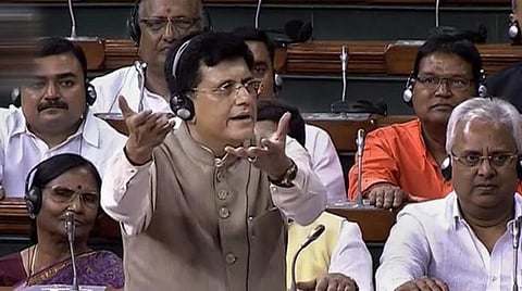 மத்திய ரயில்வே அமைச்சர் பியூஷ் கோயல் : கோப்புப்படம்