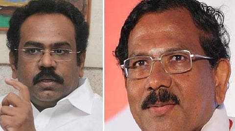 தங்கம் தென்னரசு - அமைச்சர் பாண்டியராஜன்: கோப்புப்படம்