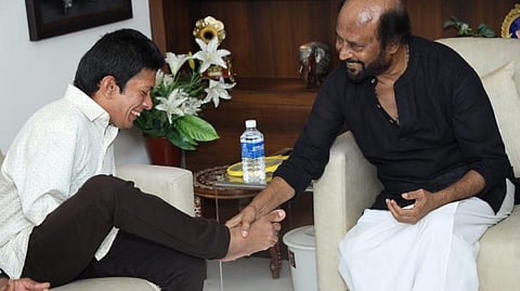 'நீதான் திறமையான ஆள்; நீதான் சூப்பர் ஸ்டார்': பிரனவிடம் நெகிழ்ந்த ரஜினி