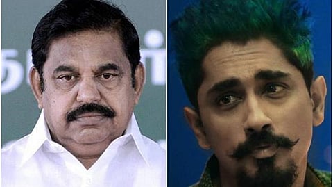 எடப்பாடி பழனிசாமி மக்களின் பிரதிநிதி என்பது வெட்கம்: சித்தார்த் காட்டம்