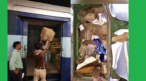 ரயில் நிலைய பார்சல் பிரிவில் பல மாதங்களாக உள்ள கையெறி குண்டுகள்: ராணுவ விலாசம் மாறியதால் வந்த குழப்பம்