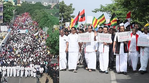 குடியுரிமைச் சட்டத்தை எதிர்த்து பேரணி: ஸ்டாலின், வைகோ, சிதம்பரம் உள்ளிட்ட 8,000 பேர் மீது போலீஸார் வழக்குப் பதிவு