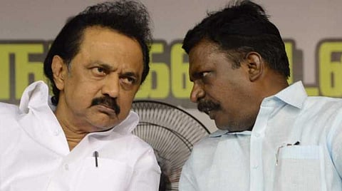 காவிரி வாரியம் கோரி மறியல் செய்ததாக வழக்கு: ஸ்டாலின், திருமாவளவன் உட்பட 7 பேர் விசாரணைக்கு நாளை ஆஜராக சம்மன்- சிறப்பு நீதிமன்றம் உத்தரவு