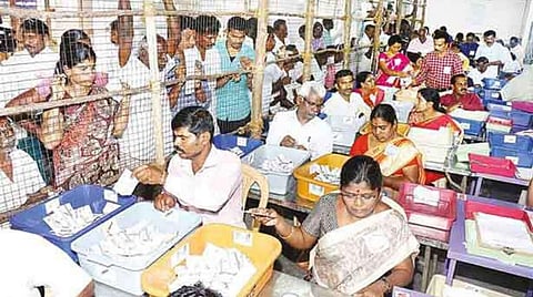 உள்ளாட்சித் தேர்தல் வாக்கு எண்ணிக்கை: மதியம் 1 மணி நிலவரம்