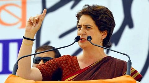 காங்கிரஸ் பொதுச்செயலாளர் பிரியங்கா காந்தி : கோப்புப்படம்