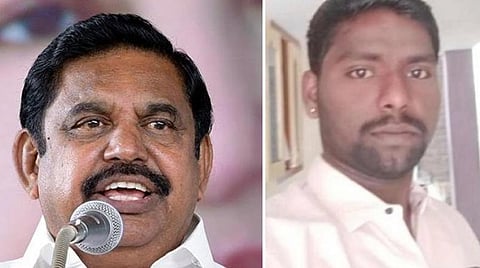 முதல்வர் பழனிசாமி - உயிரிழந்த யாகேஷ்