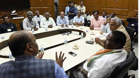 புதுச்சேரியில் முதல் முறையாக காவிரி நீர் ஒழுங்காற்றுக் குழு கூட்டம்: நீர் பங்கீட்டில் திருப்தி