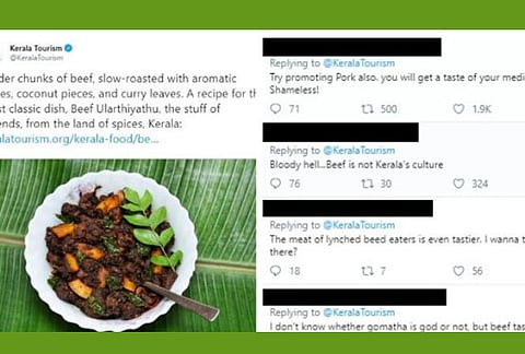 கேரளாவில் திடீர் சர்ச்சையான மாட்டிறைச்சி: பாஜக எம்.பி., நெட்டிசன்கள் கண்டனம்; சமாதானப்படுத்திய அமைச்சர்