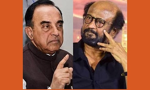 ரஜினி என்னிடம் போனில் பேசினார்: அவருக்காக நீதிமன்றத்தில் வாதாடத் தயார்: சுப்ரமணியன் சுவாமி ட்வீட்