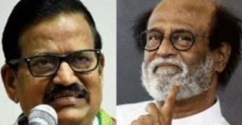 கே.எஸ்.அழகிரி - ரஜினிகாந்த்: கோப்புப்படம்
