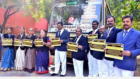 நெல்லையில் மக்கள் நீதிமன்றம் விழிப்புணர்வு நிகழ்ச்சி: மாவட்ட முதன்மை நீதிபதி தொடங்கி வைத்தார்