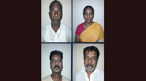 கொலை வழக்கில் கைதானவர்கள்