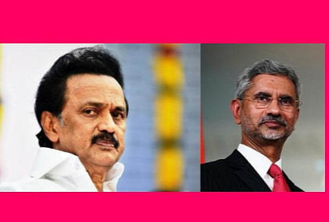 திமுக தலைவர் மு.க.ஸ்டாலின், மத்திய அமைச்சர் ஜெய்சங்கர் : கோப்புப்படம்
