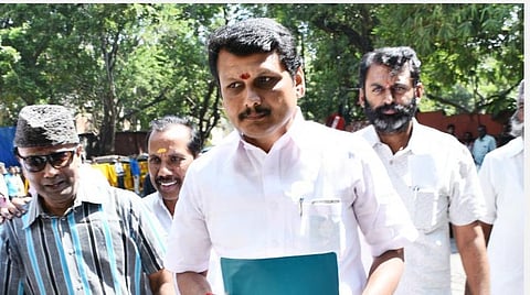 போக்குவரத்துக் கழகத்தில் வேலை வாங்கித் தருவதாகக் கூறி மோசடி வழக்கு: காவல் ஆணையர் அலுவலகத்தில் செந்தில் பாலாஜி ஆஜர்