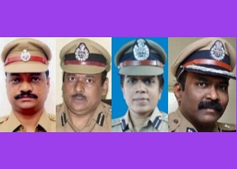 தமிழகத்தில் 4 ஐஜிக்கள், 8 டிஐஜிக்கள்,  7 எஸ்.பி.க்களுக்குப் பதவி உயர்வு: தமிழக அரசு உத்தரவு