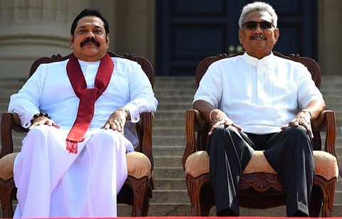 இலங்கை அதிபர் கோத்தபய ராஜபக்சே, பிரதமர்  மகிந்தா ராஜபக்சே : கோப்புப்படம்