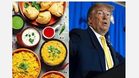 இந்திய பயணத்தில் சைவ உணவுகளை சாப்பிட இருக்கும் ட்ரம்ப்?